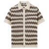 Knit Shirt For Men Button Down Short Sleeve Collared Golf Shirt