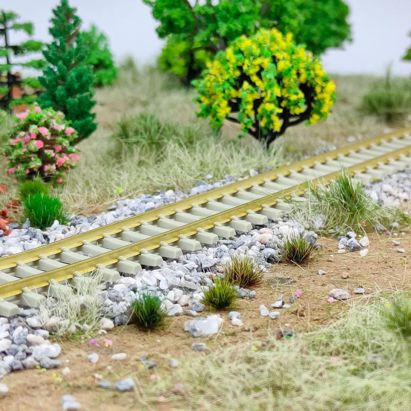 120Pcs/Box Miniature Vegetation Materials Diy Railway Sand Table Lawn Layout Kit 8Mm Grass Cluster Scene Model Diorama Accessory