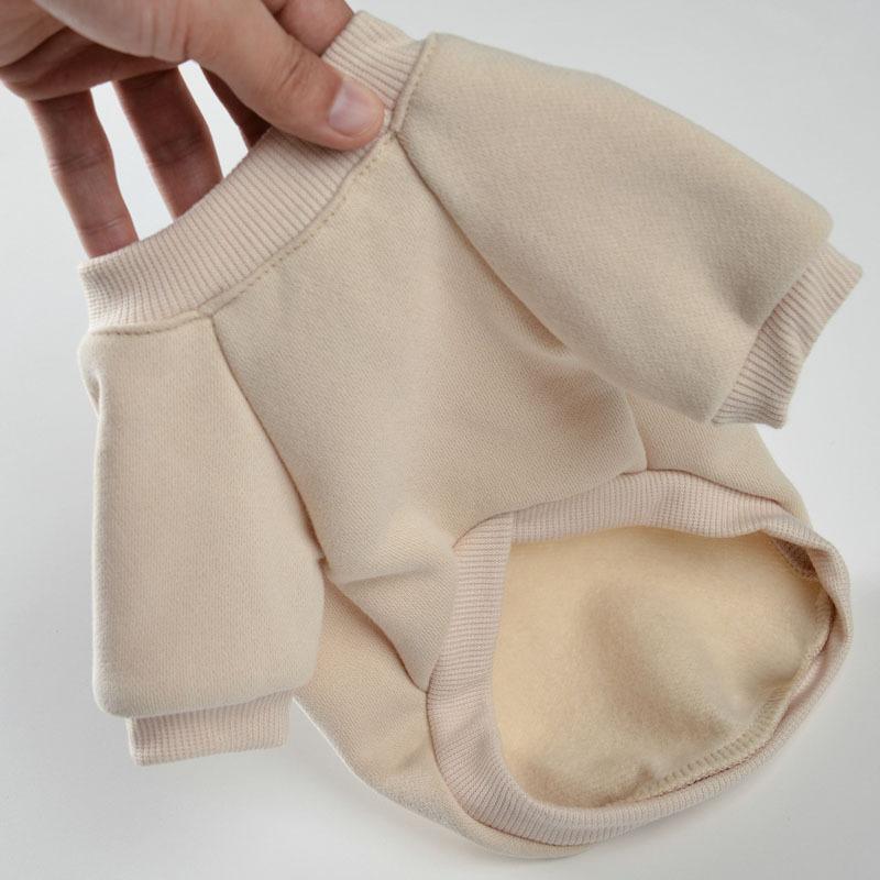Autumn Winter Pet Hoodies Clothing Warm Dog Clothes Solid Pullover Costume Puppy Sweatshirt Tshirt For Small Dogs Chihuahua York