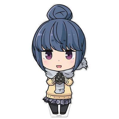 Deka Puni Acrylic Shima Rin Uniform "Laid-Back Camp" Movie Colle! Figure Ver.