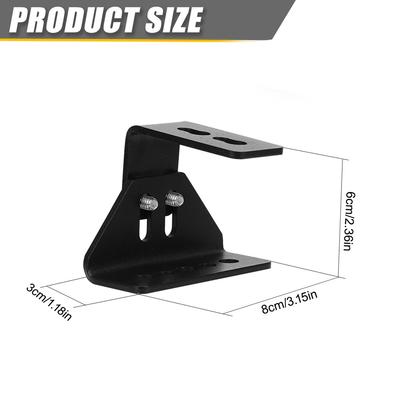 Stainless Steel Installation Bracket For ALPHARACK Roof Rack With A 90° Angle 65mm