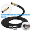 67 Inch Flexible Faucet Hose Replacement for Bathroom Sink Leak Proof Nylon Tubing Fittings Faucet Hose Replacemnet