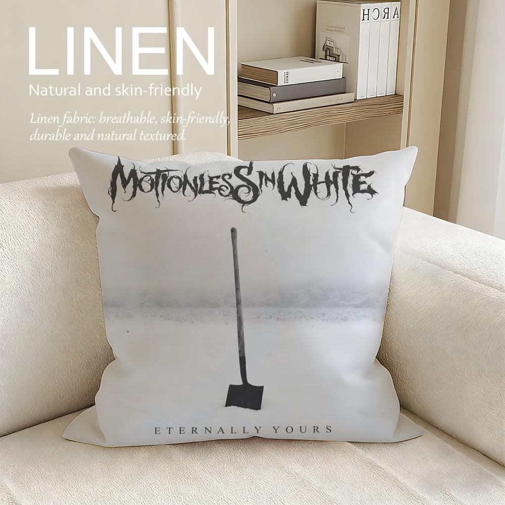 Music Motionless In White Cushion Cover Pillowcase Set Pcs x x Breathable Washable Sofa Cushion Cover