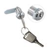 Drawer Lock With 2 Key Security Furniture Lock Security Locks Silver 12mm