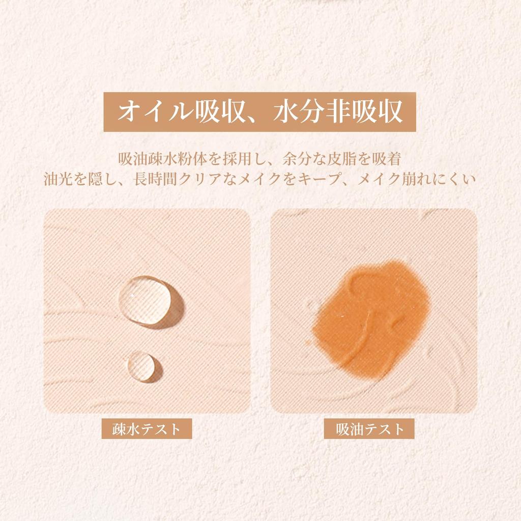 XIXI BOX Mini Face Powder - Powder Foundation - Shine Control, Natural Coverage, Smooth Finish - Fits Easily in a Pouch - Portable #1 Blue MINI