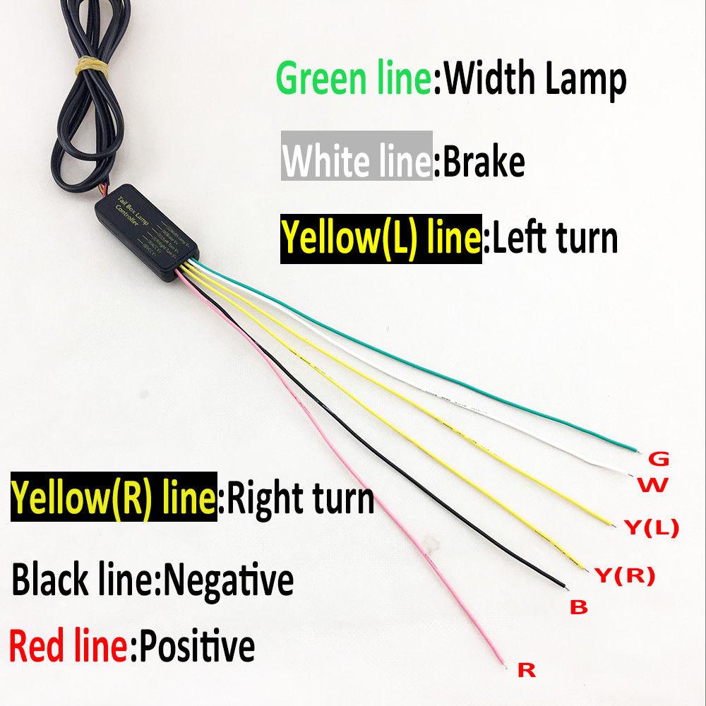 Car Styling LED Universal Decorative Lamp Vehicle Led Net Lights RGB Lamps Car Warning Emergency Strip Flow Flashing Bulbs