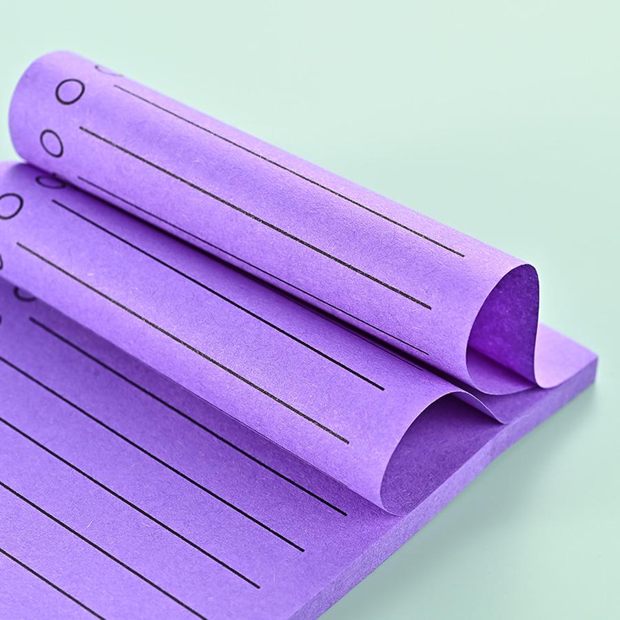 Strong Adhesive Sticky Notes, College Student Version Label Stickers, N-Times Paste Note Paper, Small Pocket Memo Pads