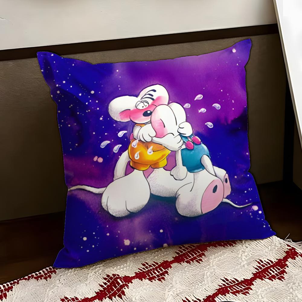 Cartoon DDiddl Cushion Cover Reversible Soft Durable Pillow Cover Home  Car MultiScene Use for Daily Comfort
