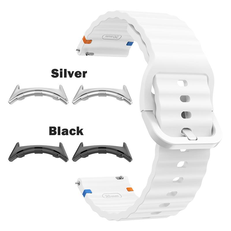 22mm Watch Band for Google Pixel Watch 4/3 41mm 45mm Soft Silicone Wristband Compatible with Google Pixel Watch 2 1 WATCH-Correa
