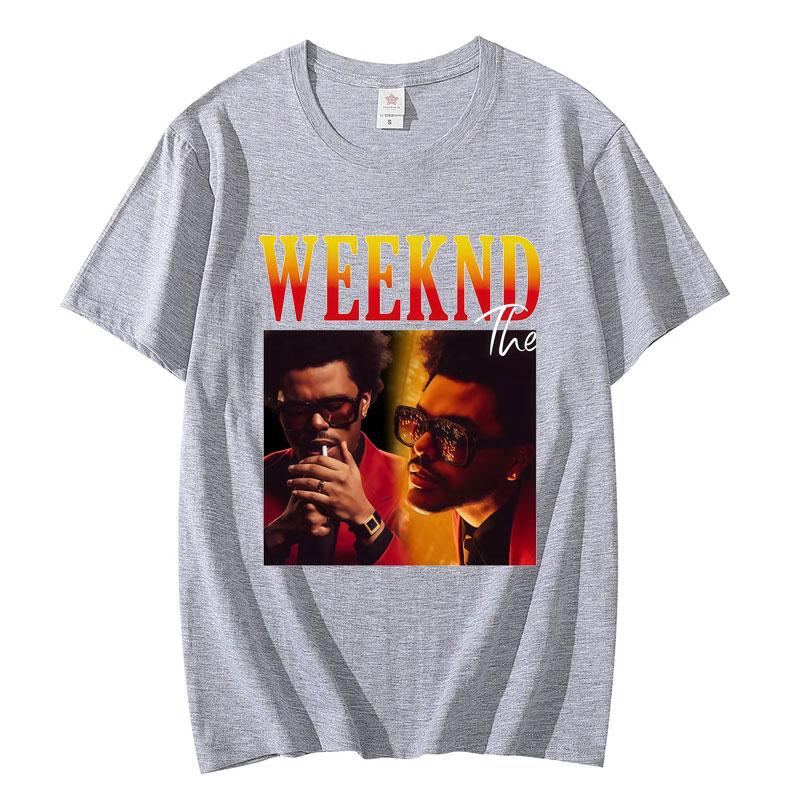 Rapper The Weeknd Graphic T Shirts Unisex Women Clothing Hip Hop Fashion Short Sleeve T Shirt High Quality Cotton Oversized Tshirt
