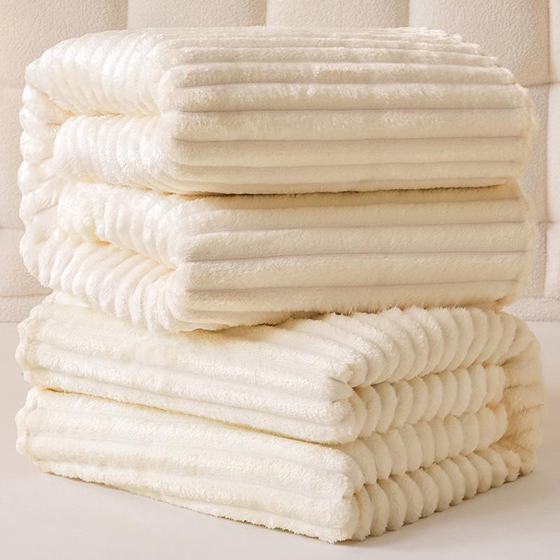 Plush Blanket Super Soft Bedsheet Solid Color Sofa Towel Car/Office/Travel Nap Blankets Multi Functional Blanket Plaids Manta
