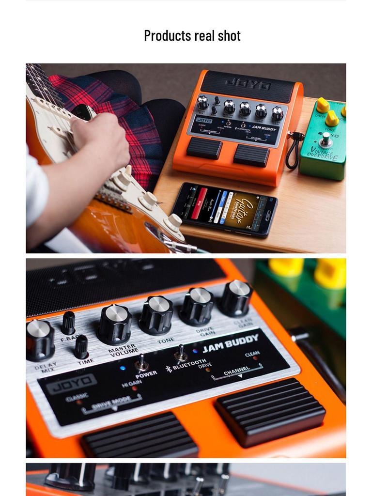 JOYO Jam Buddy Bluetooth garsiakalbis ir gitaros efektų pedalas