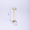 U Shape Name Card Display Stand Stainless Steel Picture Clips Name Card Holder  Table Accessories