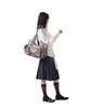 Iuga Makaras Belted Bag Pleats Midi Skirt (Dark Gray)