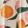 Decorate Your Bathroom with This Vibrant Orange Apple Shower Curtain with Hooks!