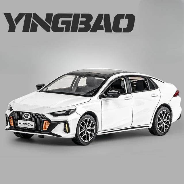 1/24 Trumpchi EMPOW55 Car Model Toy Diecast Metal Shock Absorption Street Sports Vehicle Sound and Light for Children Gift