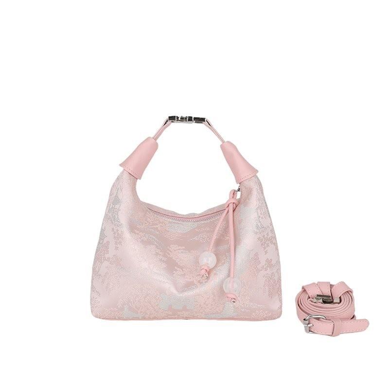 Stylish New Chinese Design Versatile Shoulder Handbag For Women With Elegant Embroidery