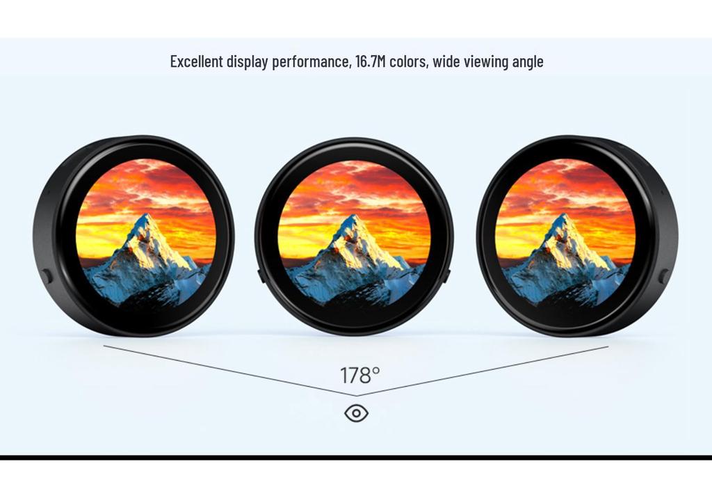 ESP32-C6 1.43" AMOLED Touch Round Screen Dev Board with XiaoZhi AI Support