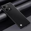 For Reno 14 Pro 5G Reno14 Plain PU Leather Phone Case For OPPO Reno 14Pro Matte Cover Silicone Shockproof Soft Edge Back Cover