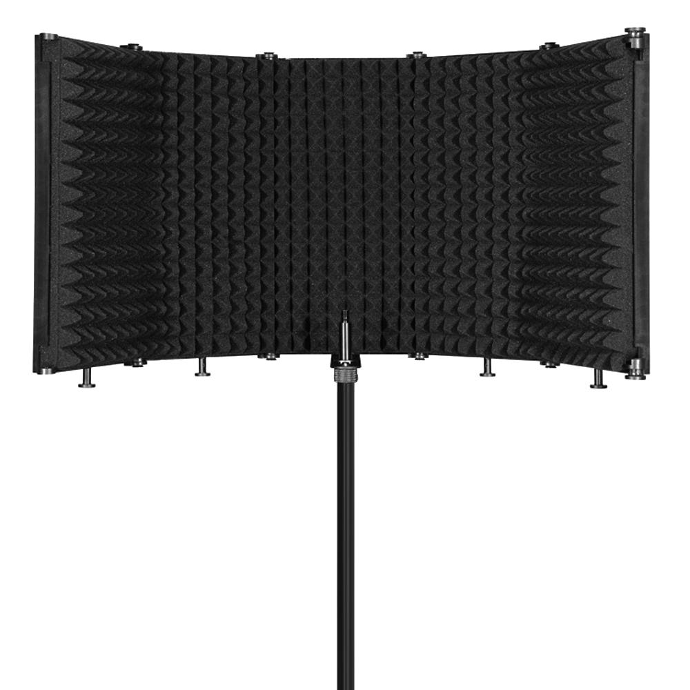 Foldable Adjustable Sound Absorbing Vocal Recording Panel Portable Isolation Microphone Shield Sound Proof Plate