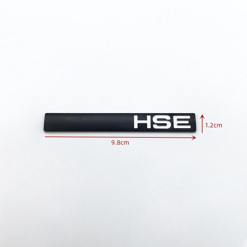 3D ABS буквы HSE Edition эмблема для Land Rover, значок багажника автомобиля, наклейка с логотипом, хром, серебристый, черный, красный HSE матовый черный