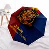 Spain Art pattern, automatic folding umbrella, portable and foldable design, 8 ribs, a Christmas or birthday gift.