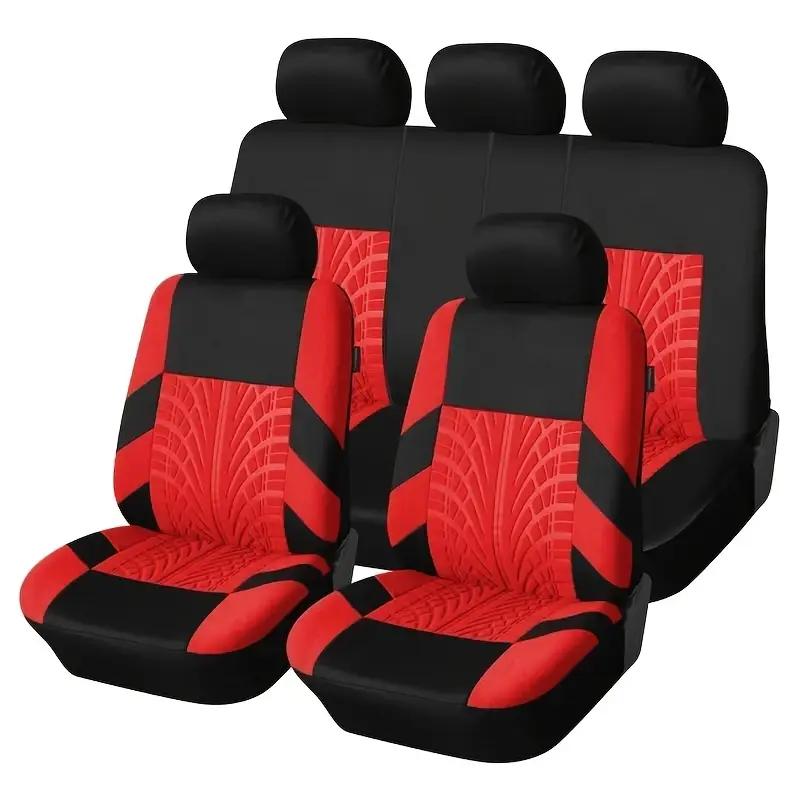 Embroidery Car Seat Covers Set Car Universal Luxury Car Seat Cover Automotive Front Seat Protector Front Bottom Seat Cushion