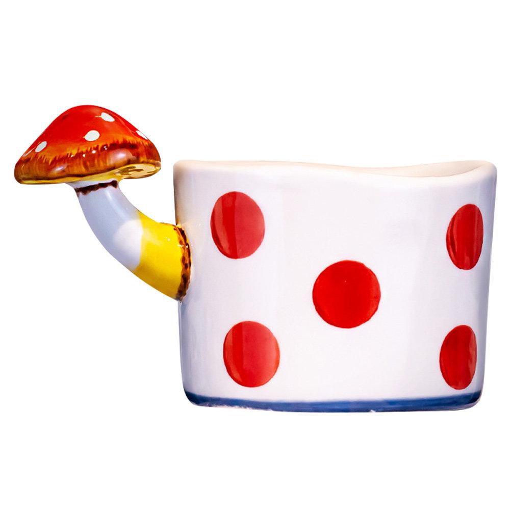 

Handpainted Mushroom Ceramic Cup Lovely Coffee Mug for Tea Drinking Home Office Breakfast Water Milk Juice Coffee Mug other