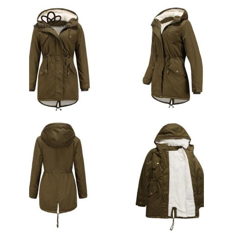 

Новая женская мода, зимняя свободная куртка с хлопковой подкладкой, теплая куртка для пар с длинным рукавом, хлопковая подкладка, женская модная одежда 5XL зелёный