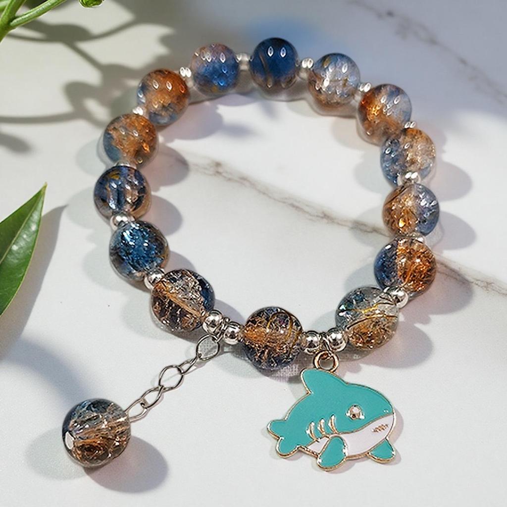 Butterfly Love Flower 10mm Handmade Beaded Bracelet - Original, Personalized, Exquisite Jewelry Gift for Friends and Newcomers