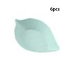 6pcs Degradable Leaf-shaped  Dipping Plate Japanese-style Seasoning Dish Sauces Plate  Vinegar