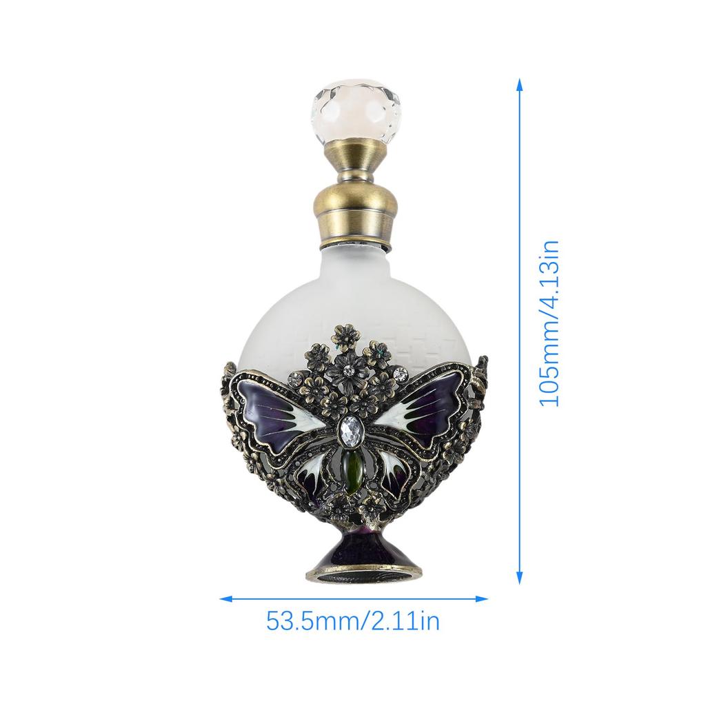 1PC 5/7/10/12/15/25/30/40ml Refillable Empty Perfume Bottles Crystal Glass Essential Oil Bottle Home Decor Wedding Party Gift