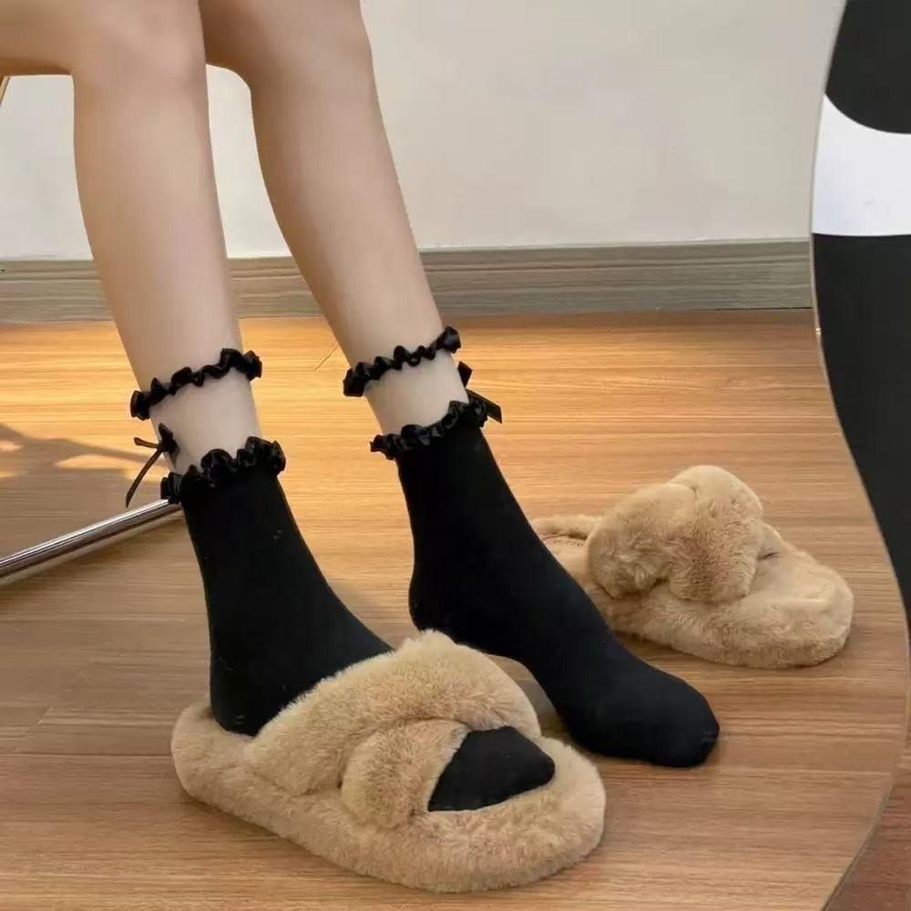 Lolita Ankle Socks JK Stockings Casual Mid-calf Socks Girls