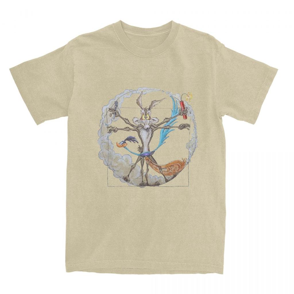 Roadrunner And El Coyote 13 T Shirt Men Women 100 Cotton Funny TShirt Round Collar Tees Short Sleeve Clothes Graphic Printed