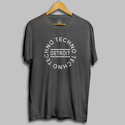 T-shirt Logo Cerchio Techno di Detroit - Acid House Rave Underground Resistance