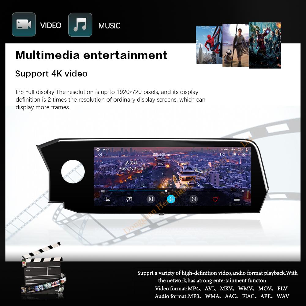 12.3" Car Multimedia Player For Lexus ES200/ES250/ES300/ES350 2018-2020 GPS Navigation Android13 8+128G CarPlay 4G 360 Camera