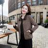 2025 Spring/Fall Women's Plaid Jacket - Casual Fashion for Middle-Aged & Elderly