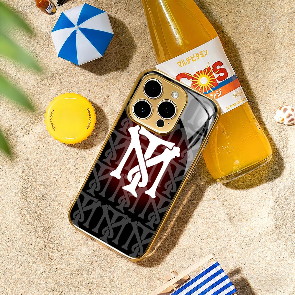 

Tonny montana scarface Classic poster Phone Case For iphone 17 16 15 14 13 12 11Pro Plus Max Luxury Gold-plated glass Phone Case iPhone 12 Pro Max