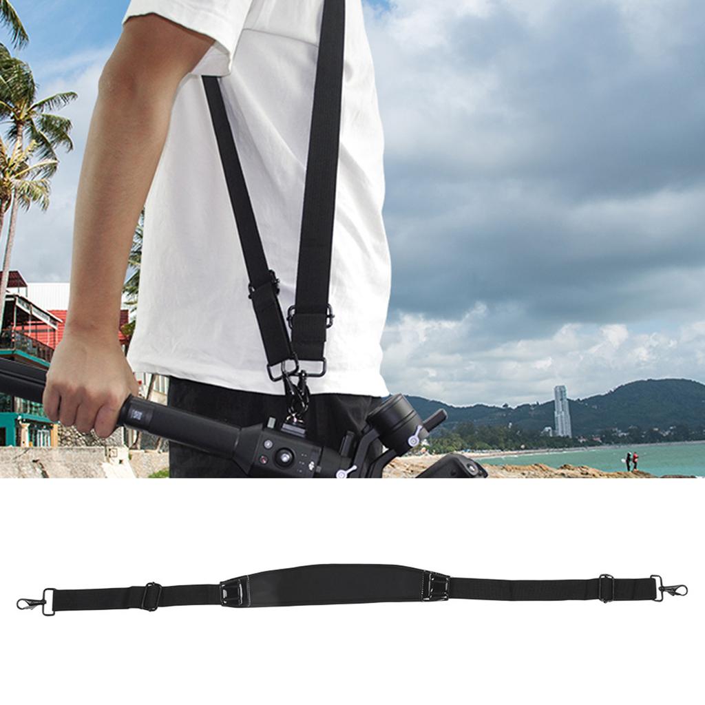 Thick Foam Black High Strength Camera Neck Strap Shoulder Belt Sling for DJI Ronin SC