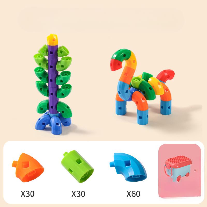 Kinder Baby Frühpädagogik Kindergarten Pädagogische Raupen Spielzeug Farbe Kognitive Bausteine Veränderbare Drehspielzeuge 29*23*21cm