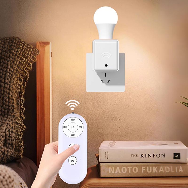 1Pc Us Eu Uk E27 Remote Control Lamp Head Socket Lamp Base Wireless Smart Remote Control Lamp Holder Cap Intelligent Switch
