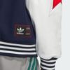 Adidas Originals Bbrtr Comfortable Sports Warm Polo Neck Loose Jacket Unisex Jacket Deep-Indigo Bright-White JN0775