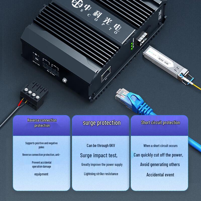 Industrial 2-Port Gigabit Ethernet Switch