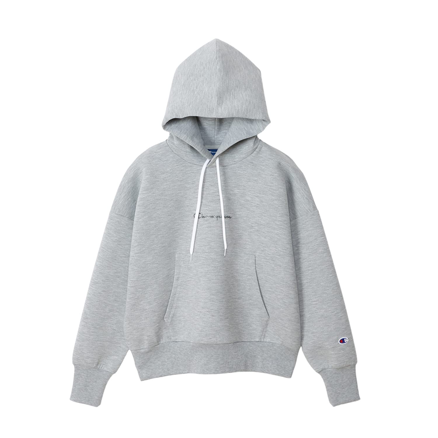 

Champion Script Logo Hooded Long Oxford Size L Women s WRAP-AIR Sweatshirt, Sleeve, Stretch, Warm, Gray, (CW-YS102)