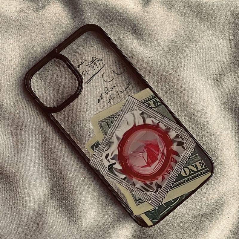 Funny Guilty Treasure Phone Case for IPhone 16 15 14 13 12 11 Pro Max Mini XS SE2 7 Plus XR Y2K Shockproof Transparent Cover Bag