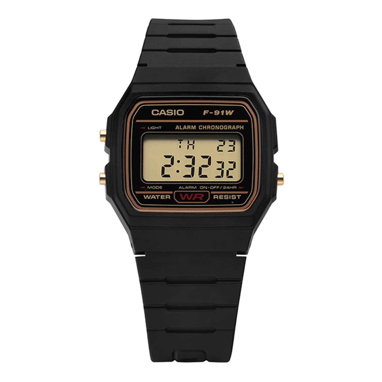 [Casio] F-91WG-9QHDF (F-91WG-9Q) Цифровые квадратные винтажные ретро унисекс часы из смолы