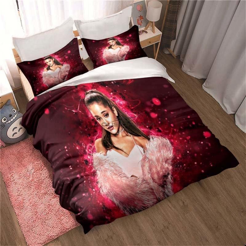 Pop Singer A-Ariana Grand Bedding Sets exquisite bed supplies set duvet cover bed comforter set bedding set luxury birthday gift