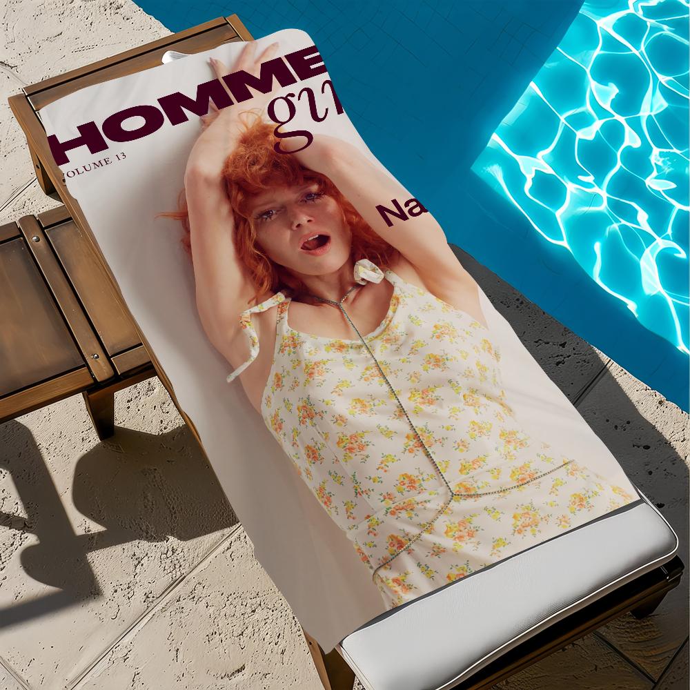 

Singer E-Ethel C-cain Towel Beach Quick Dry Soft Pool Towels Gift for Travel Gym Shower Camping sports W40*H60(CM)