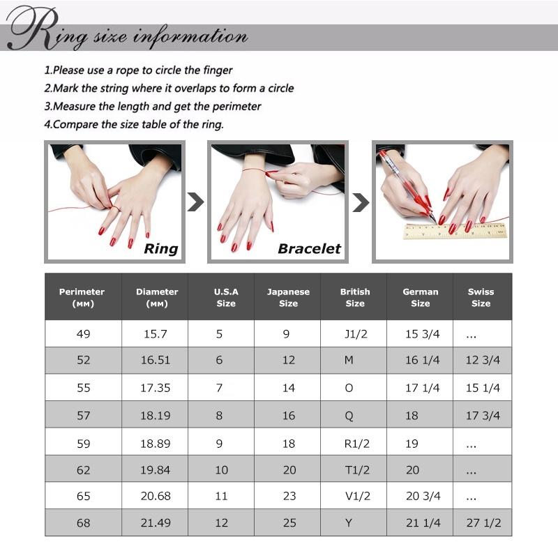 Carofeez Fashion Zircon Rings Set for Women Jewelry Accessories Statement Girl Gift Engagement Wedding Band Charm Women Rings