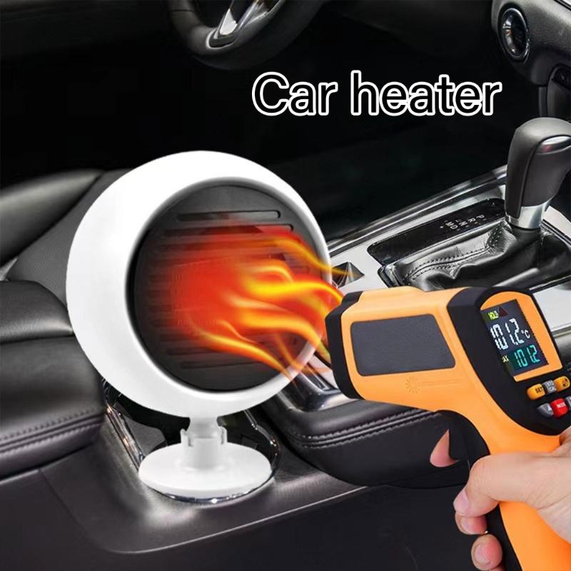 Quick Heat Car Space Fan Heater, 12V Portable Auto Heating Coolers with Overheat Protection for Cozy Driving Experience